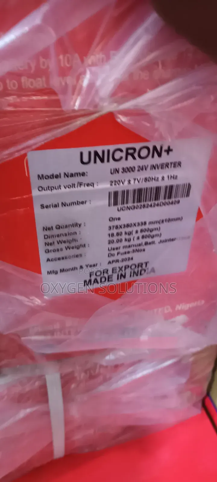 3kva 24v Unicorn India Inverter