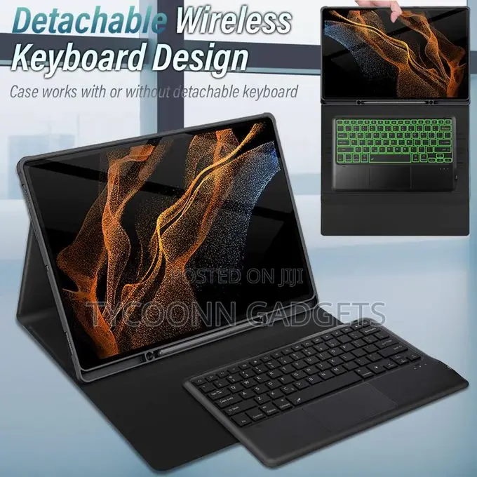 Keyboard Case for Samsung Tab S8 Ultra 14.6 Inches 7 Colors