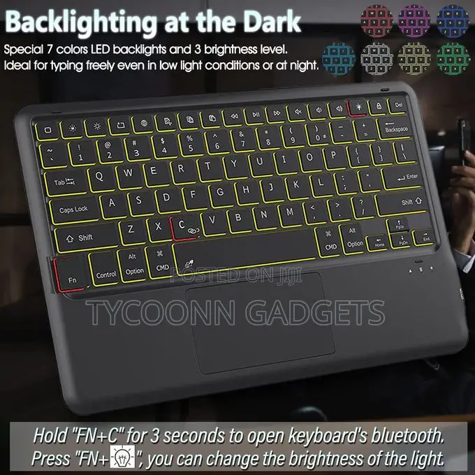 Keyboard Case for Samsung Tab S8 Ultra 14.6 Inches 7 Colors