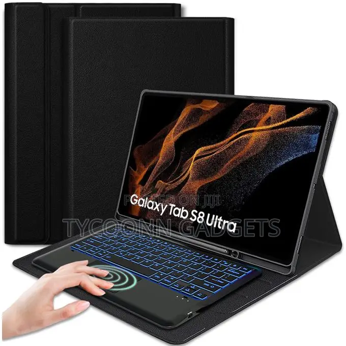 Keyboard Case for Samsung Tab S8 Ultra 14.6 Inches 7 Colors