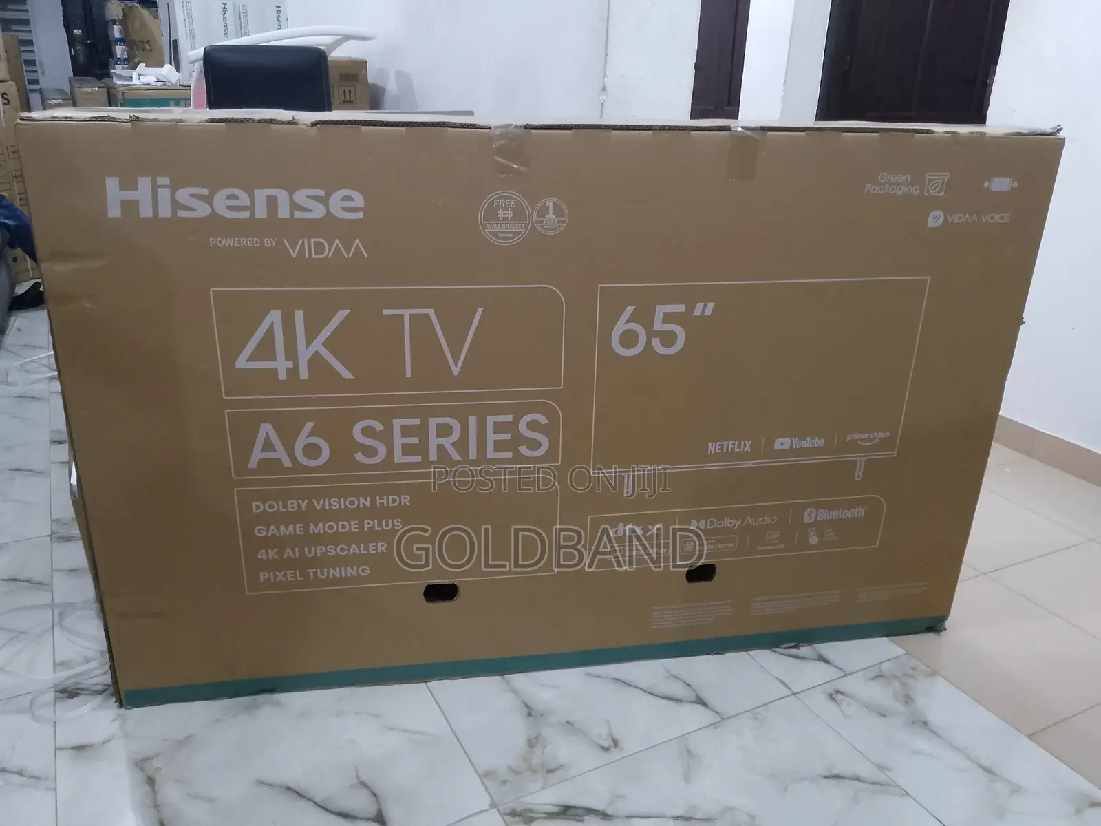 Hisense Brand New 65inches A6K TV