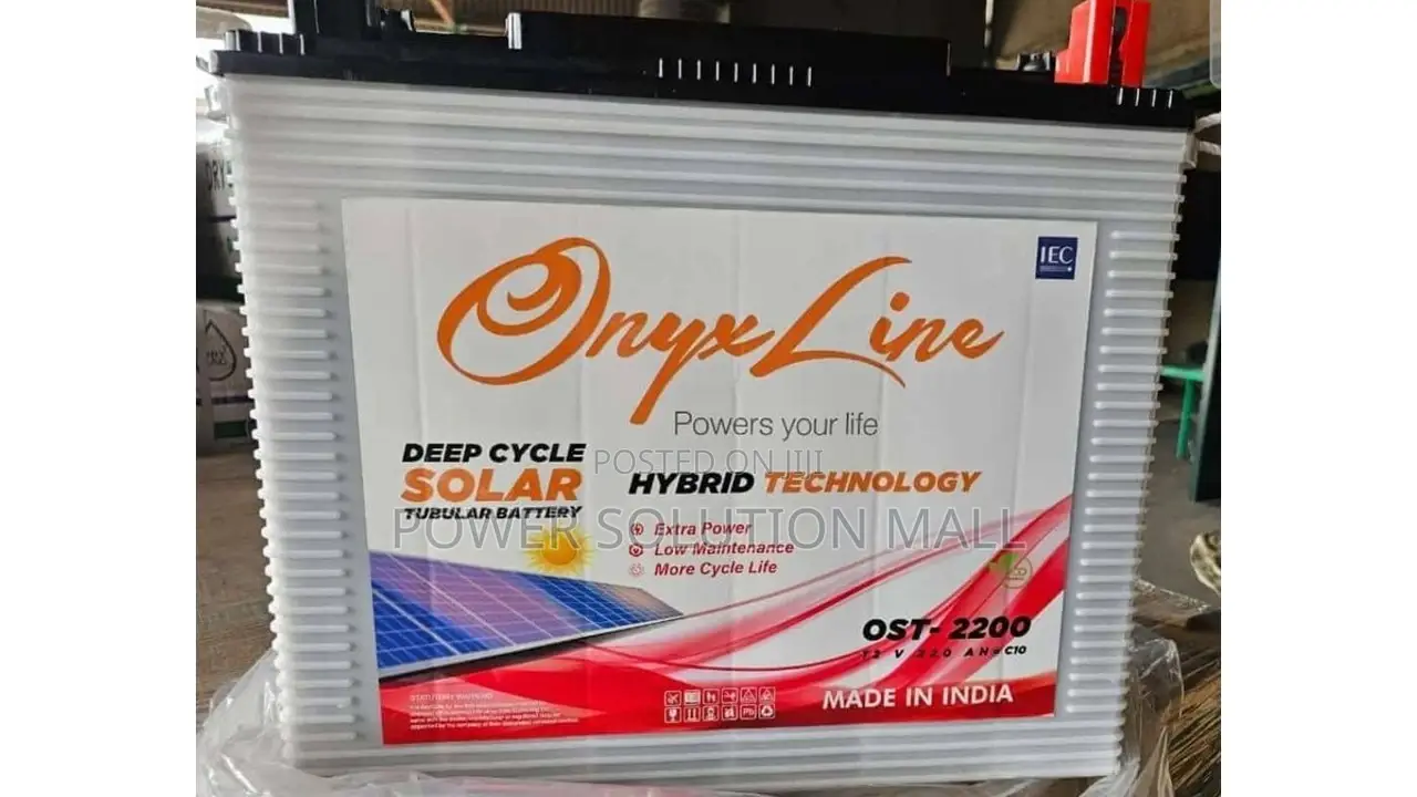 Onyxline Tubular Inverter Battery