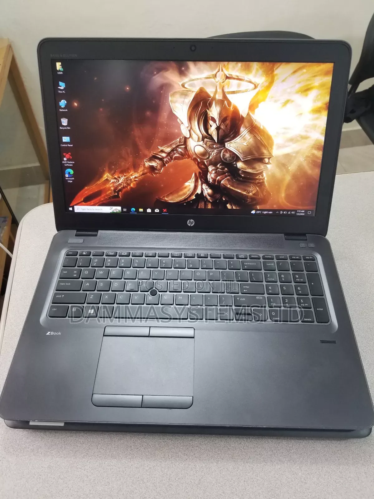 Laptop HP ZBook 15u G3 16GB Intel Core I7 SSD 512GB