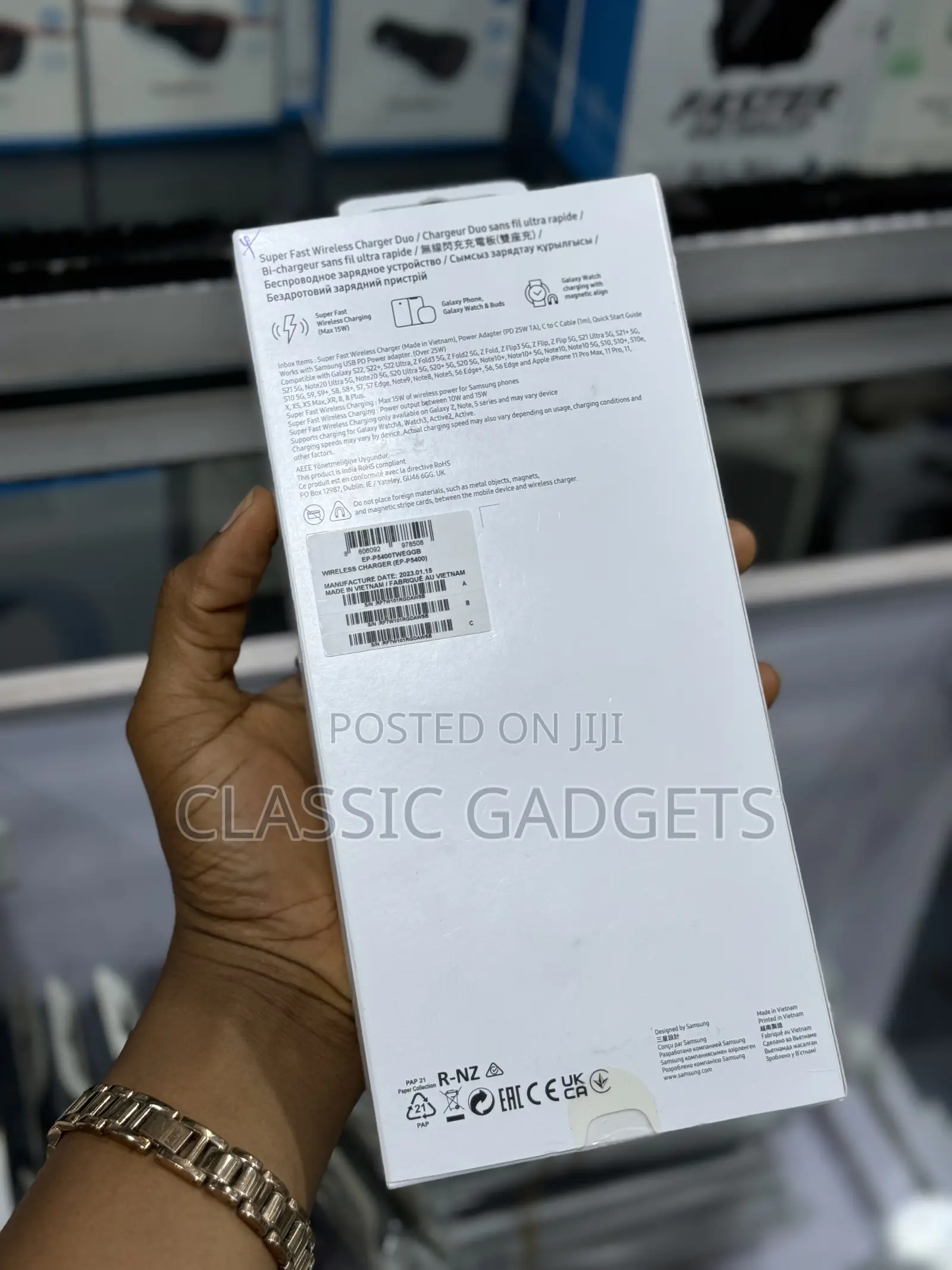 Samsung Super Fast Wireless Duo Charger (15w)