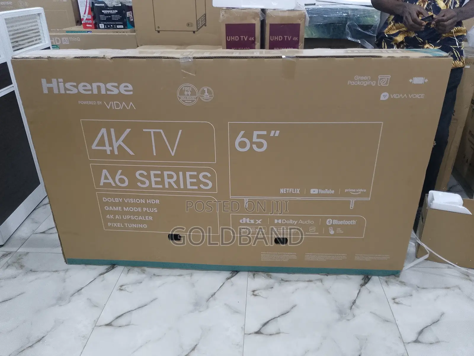 Original Hisense 65inch A6K Series Uhd Tv