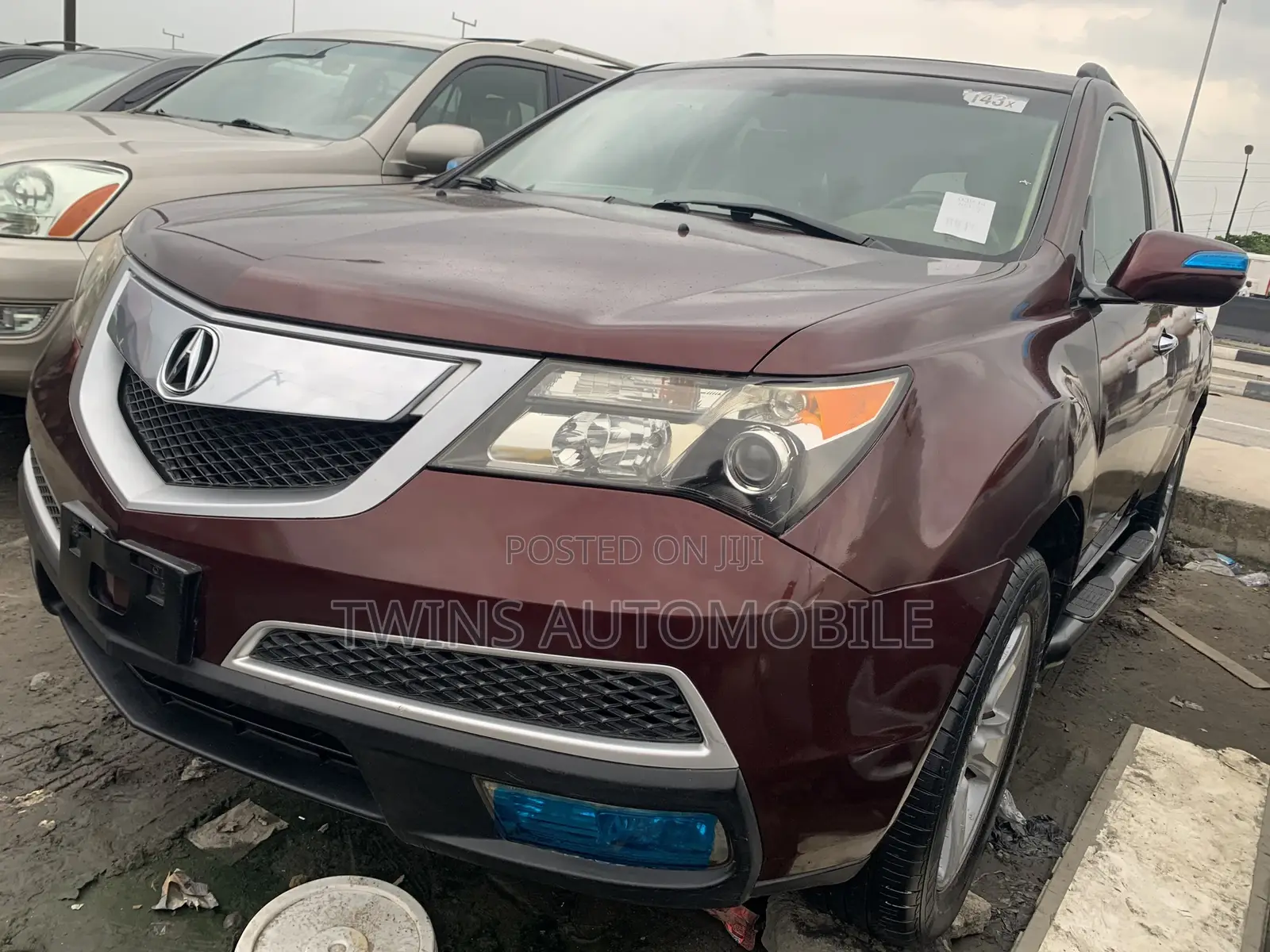 Acura MDX SUV 4dr AWD (3.7L 6cyl 6A) 2011 Red