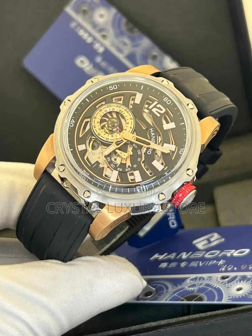 Hanboro Quality Luxury Men Wristwatch