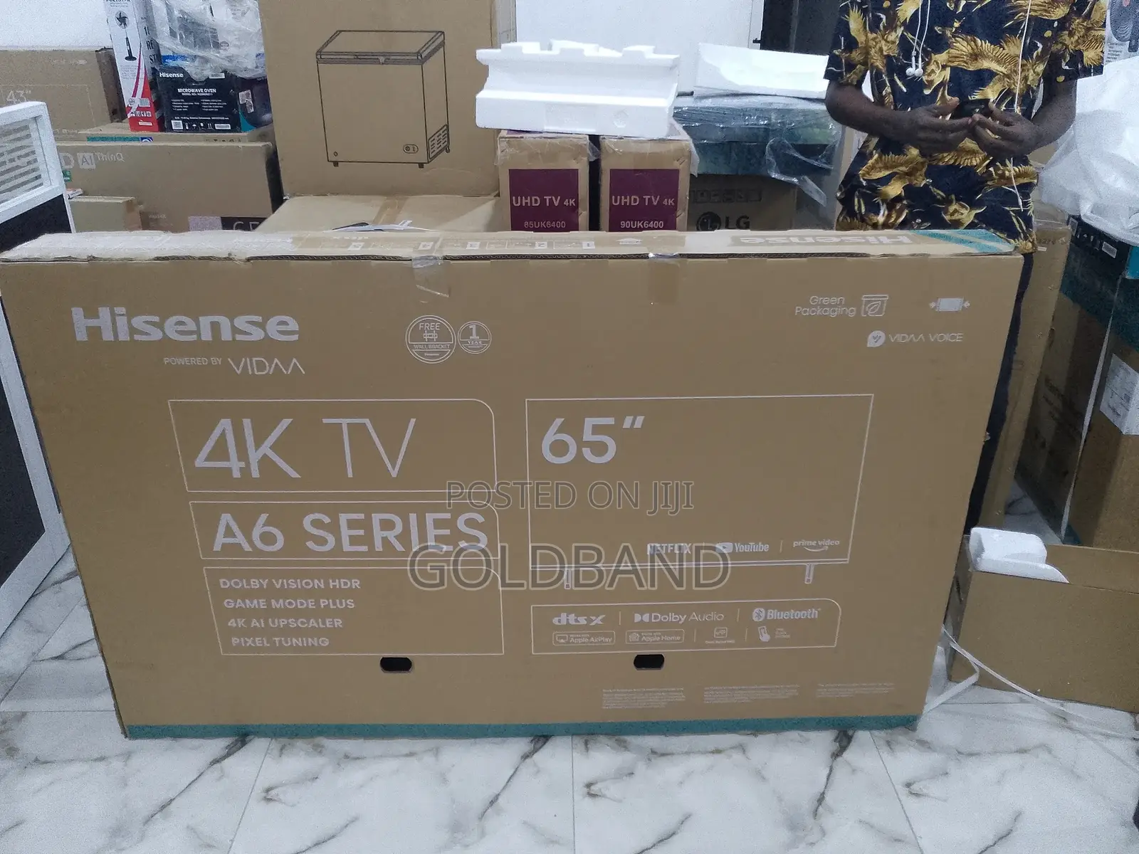 New Efficient Hisense 65inch A6K Series Uhd Tv
