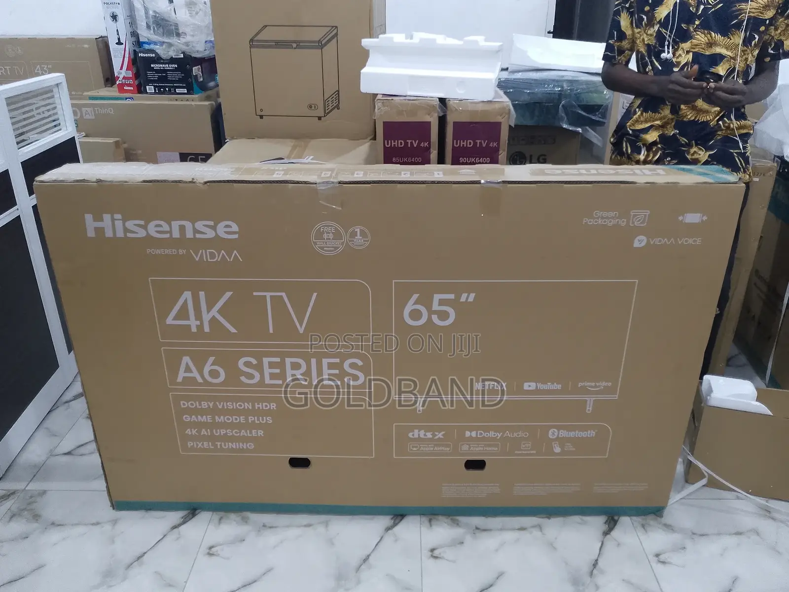 Smart Hisense 65inch A6K Series Uhd Tv