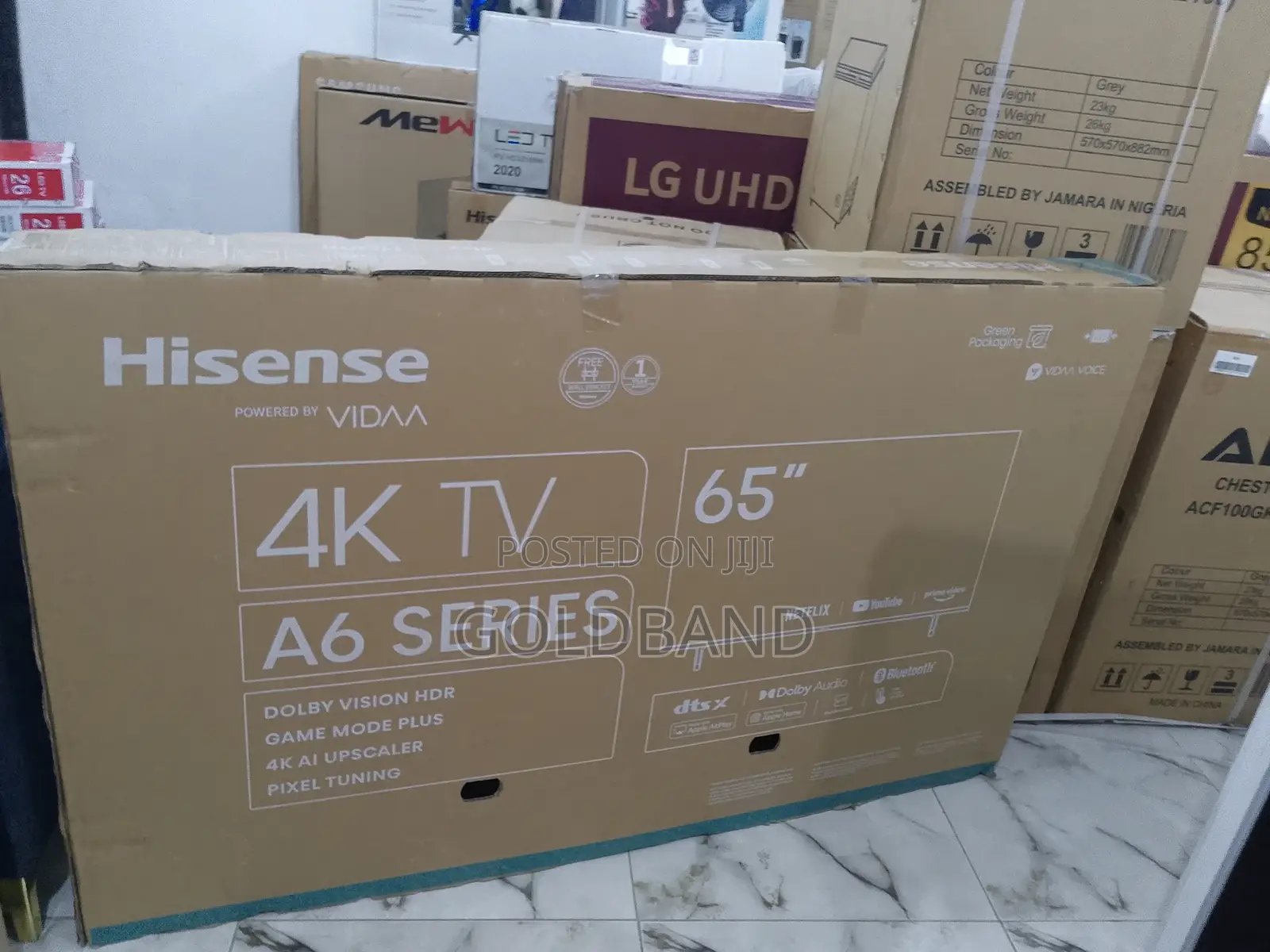 Strong Hisense 65inches A6K Series Uhd Tv