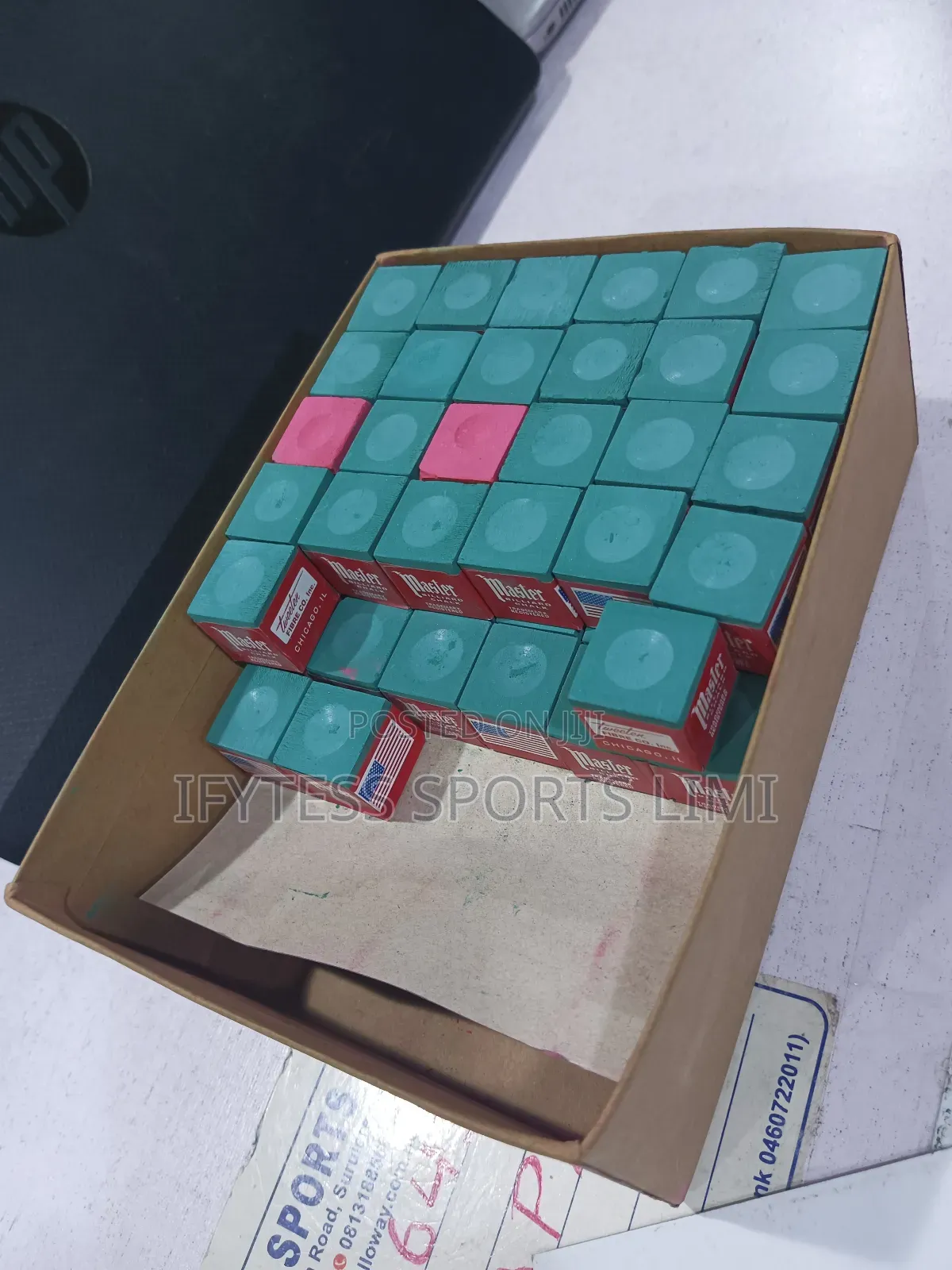 Pack of Snooker Chalk