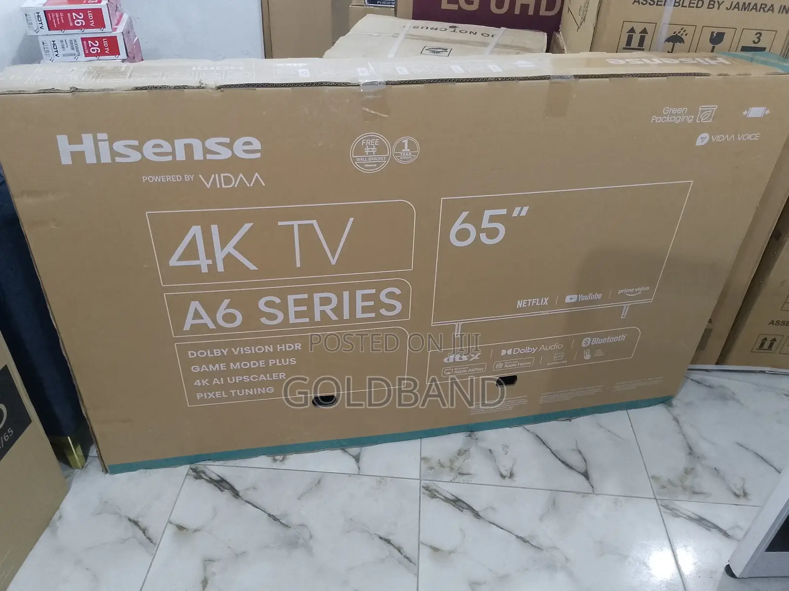 Standard Hisense 65inch A6K Series Uhd Tv