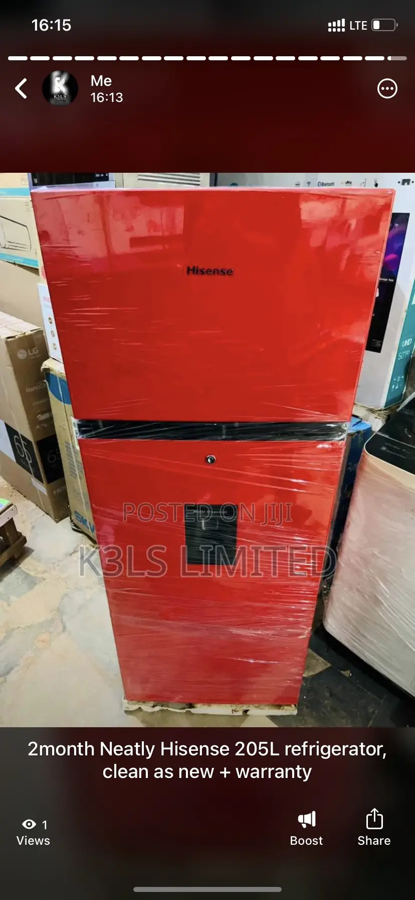Hisense Refrigerator
