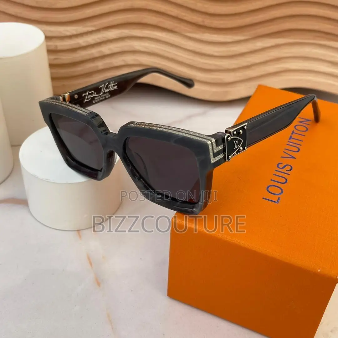 Original Louis Vuitton Black Frame Tinted Sunglasses