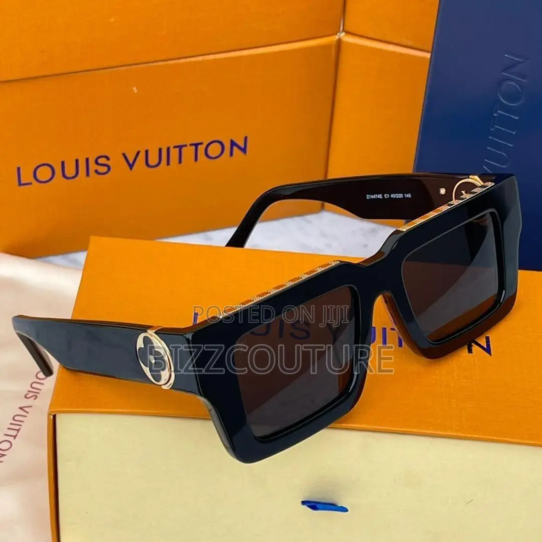 Original Louis Vuittion Black Frame Tinted Sunglasses