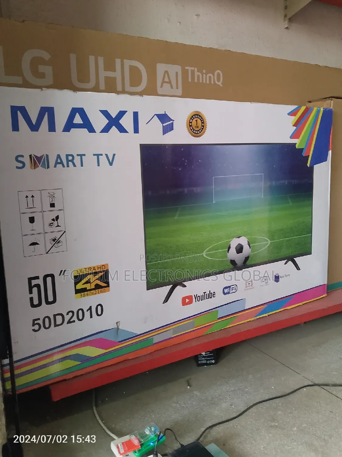 Maxi 50 Inch Smart UHD TV