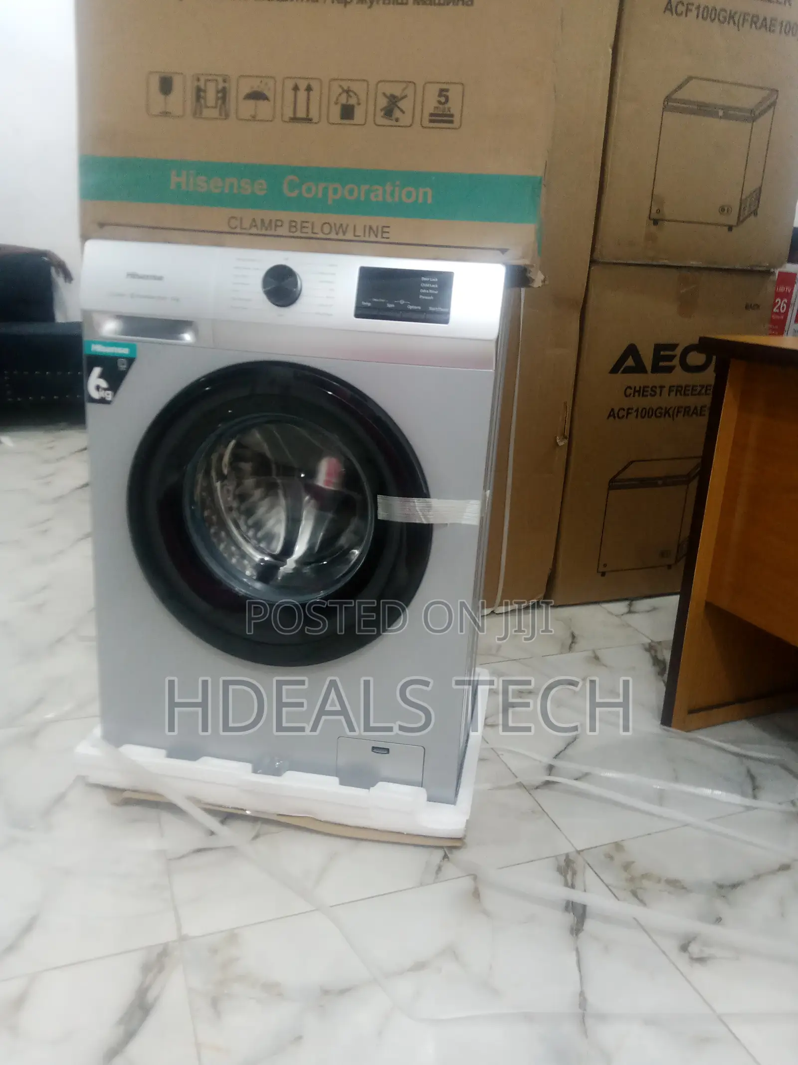 Hisense Washing Machine 6KG Front Load WM6010S-WFVB