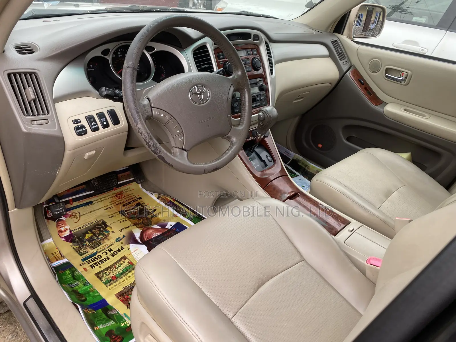 Toyota Highlander Limited V6 4x4 2007 Gold
