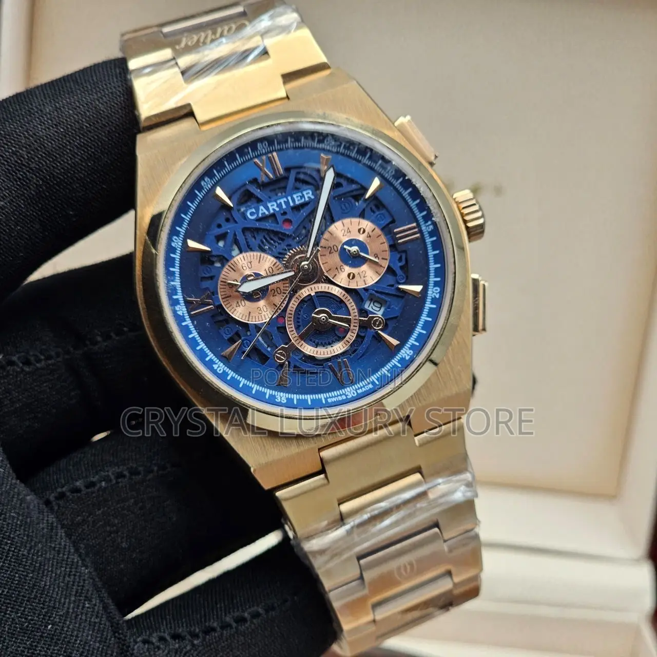 Cartier Quality Luxury Water Resistant Wristwatch