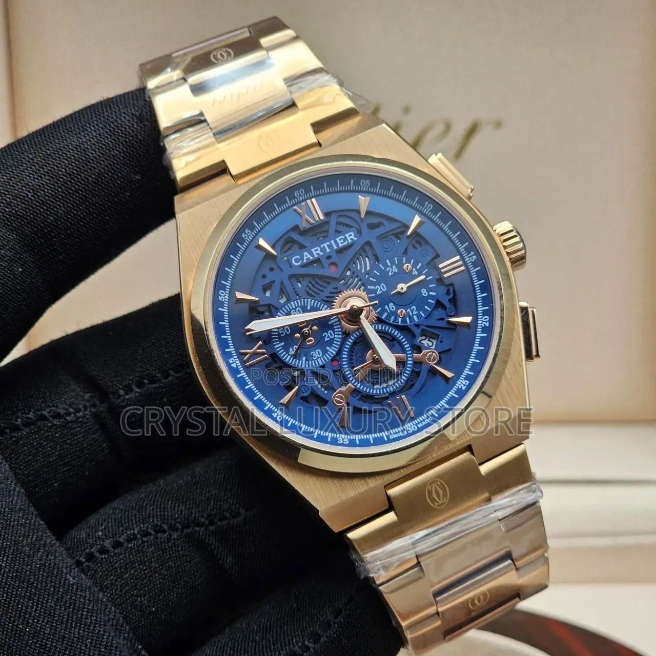 Cartier Quality Luxury Water Resistant Wristwatch