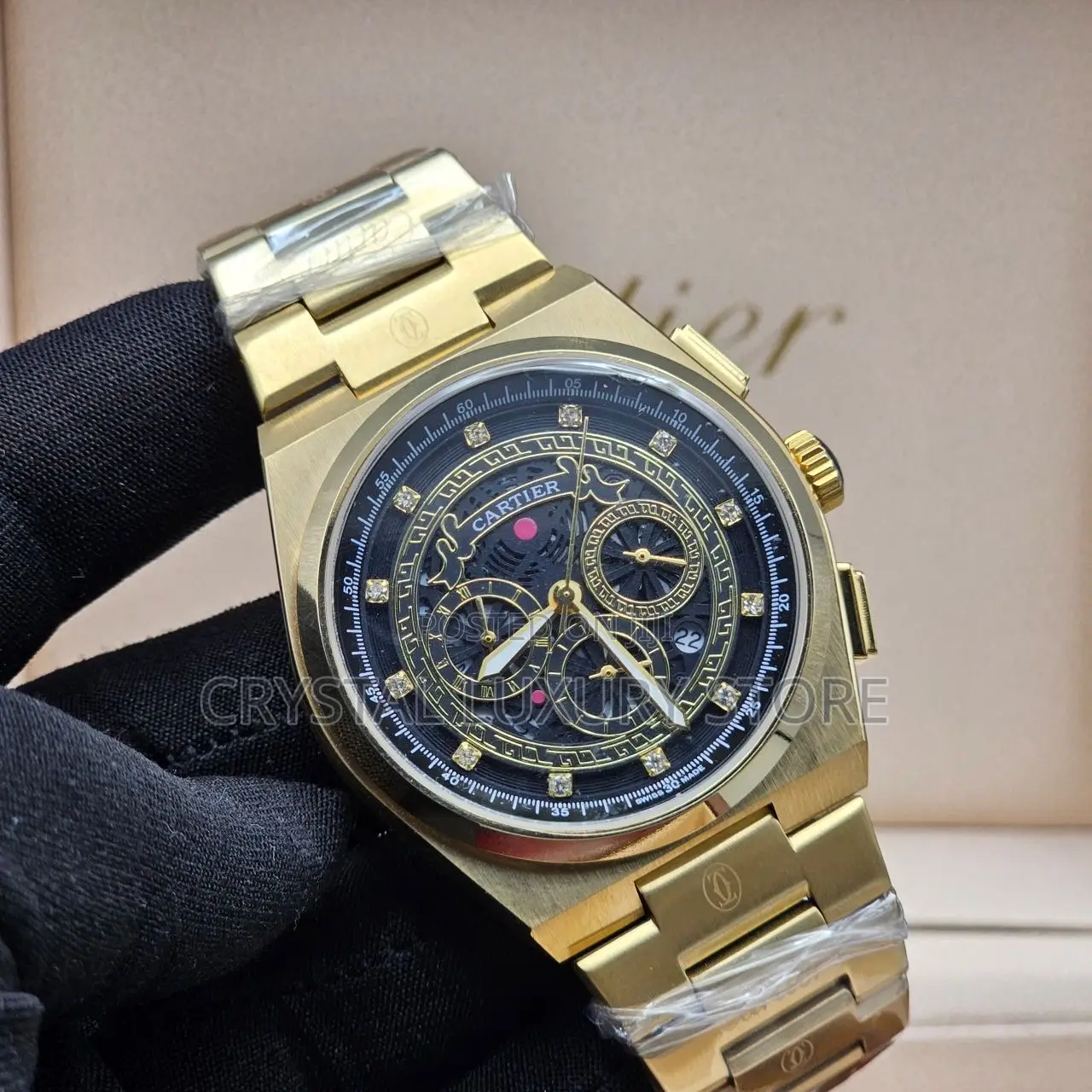 Cartier Quality Luxury Water Resistant Wristwatch