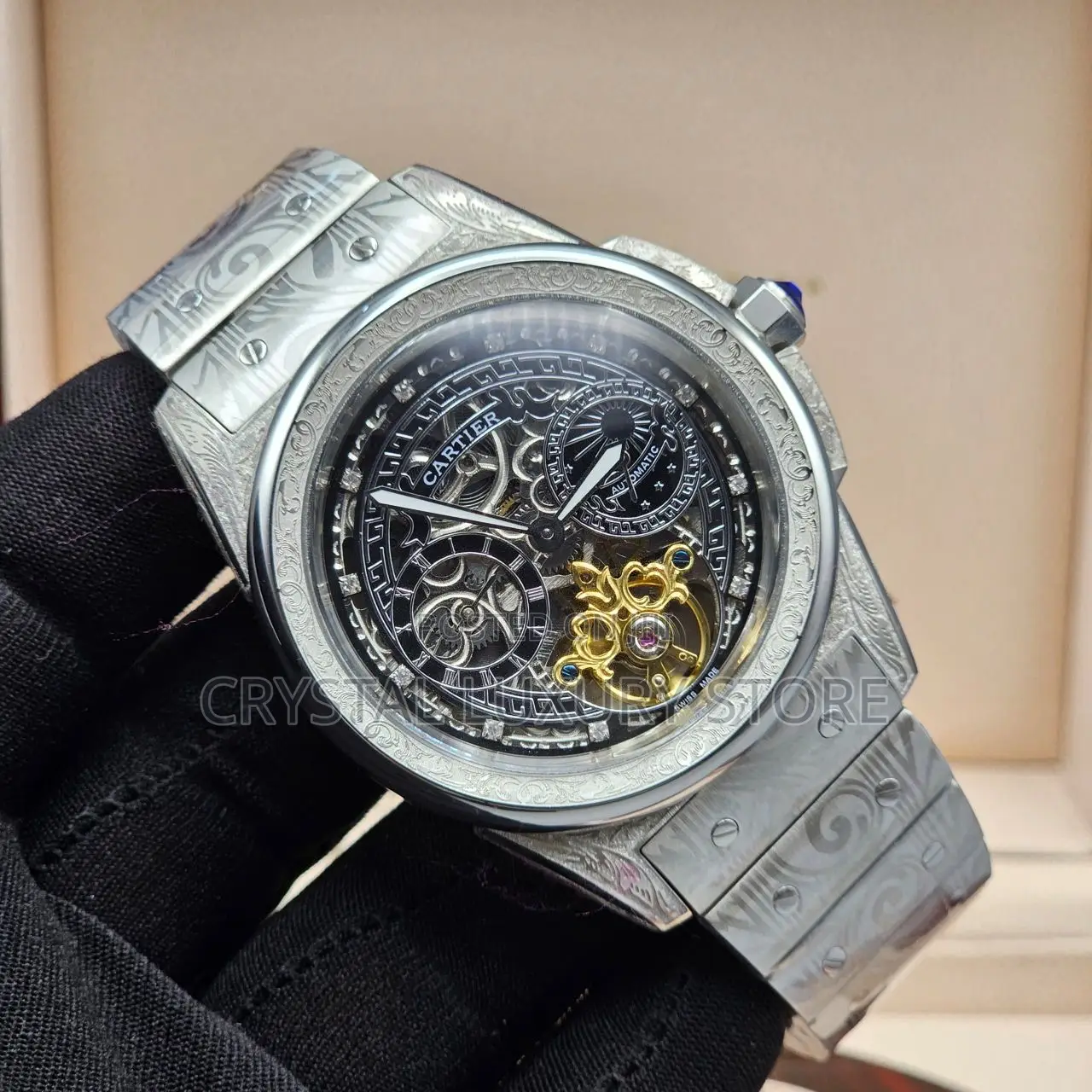 Cartier Quality Luxury Water-resistant Chain Wristwatch