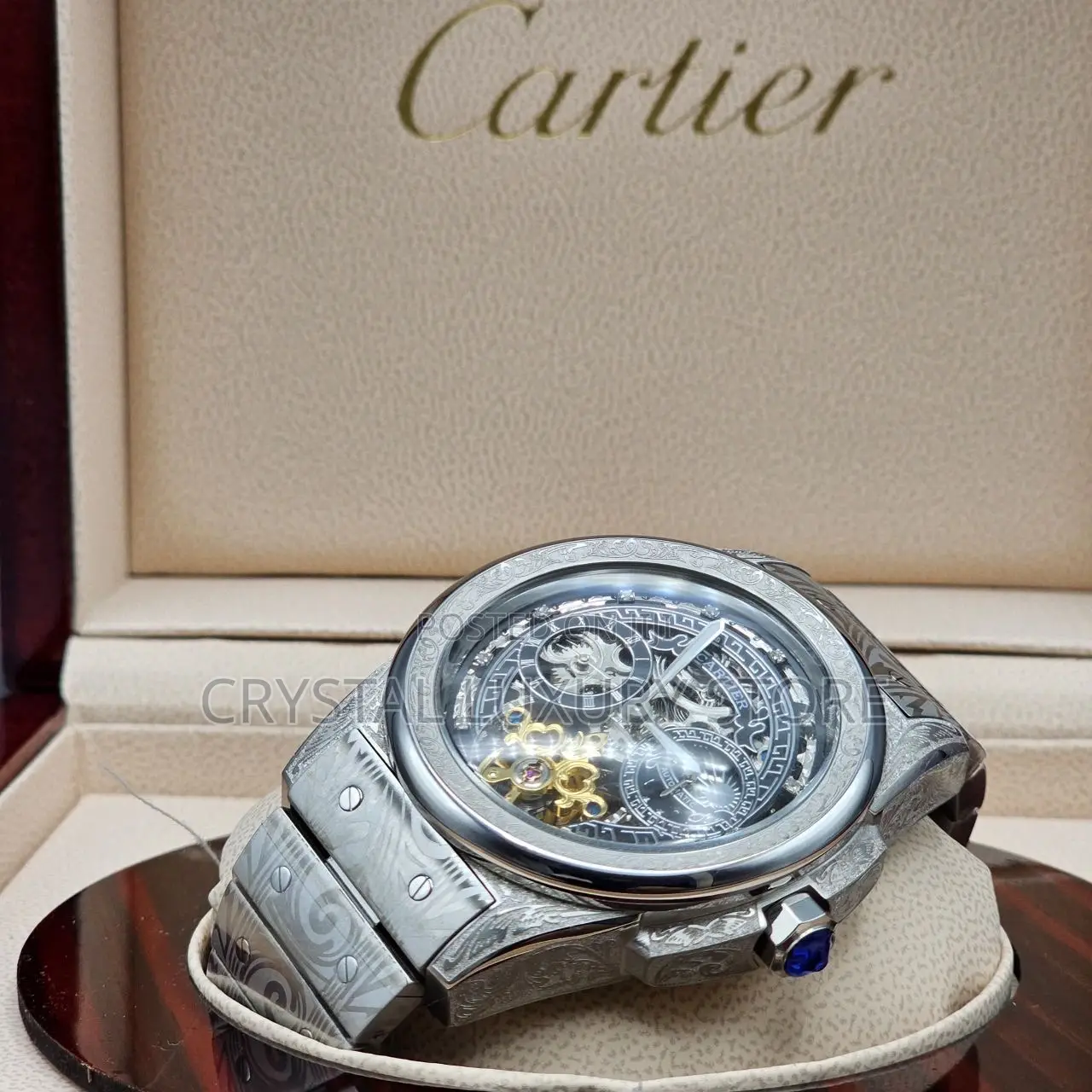 Cartier Quality Luxury Water-resistant Chain Wristwatch
