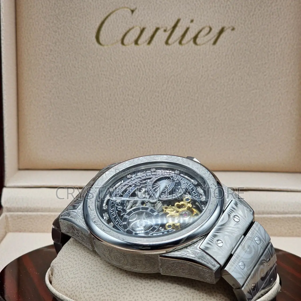 Cartier Quality Luxury Water-resistant Chain Wristwatch