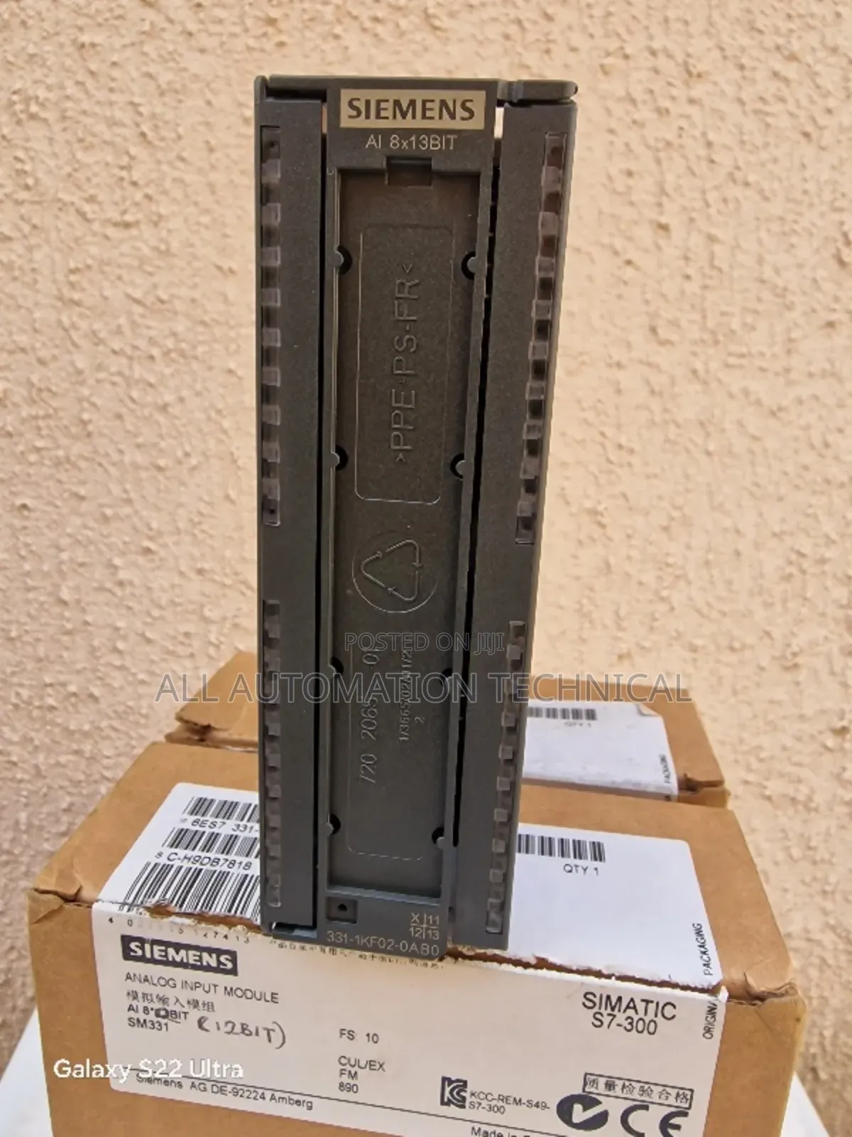 Siemens S7-300, Analog Input Sm 331,6es7331-1kf02-0ab0