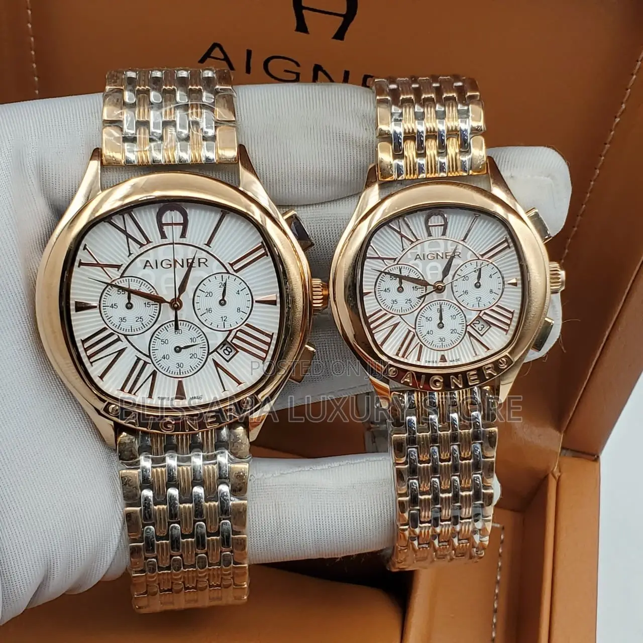 Luxury Aigner Couple Wristwatch N120k Each