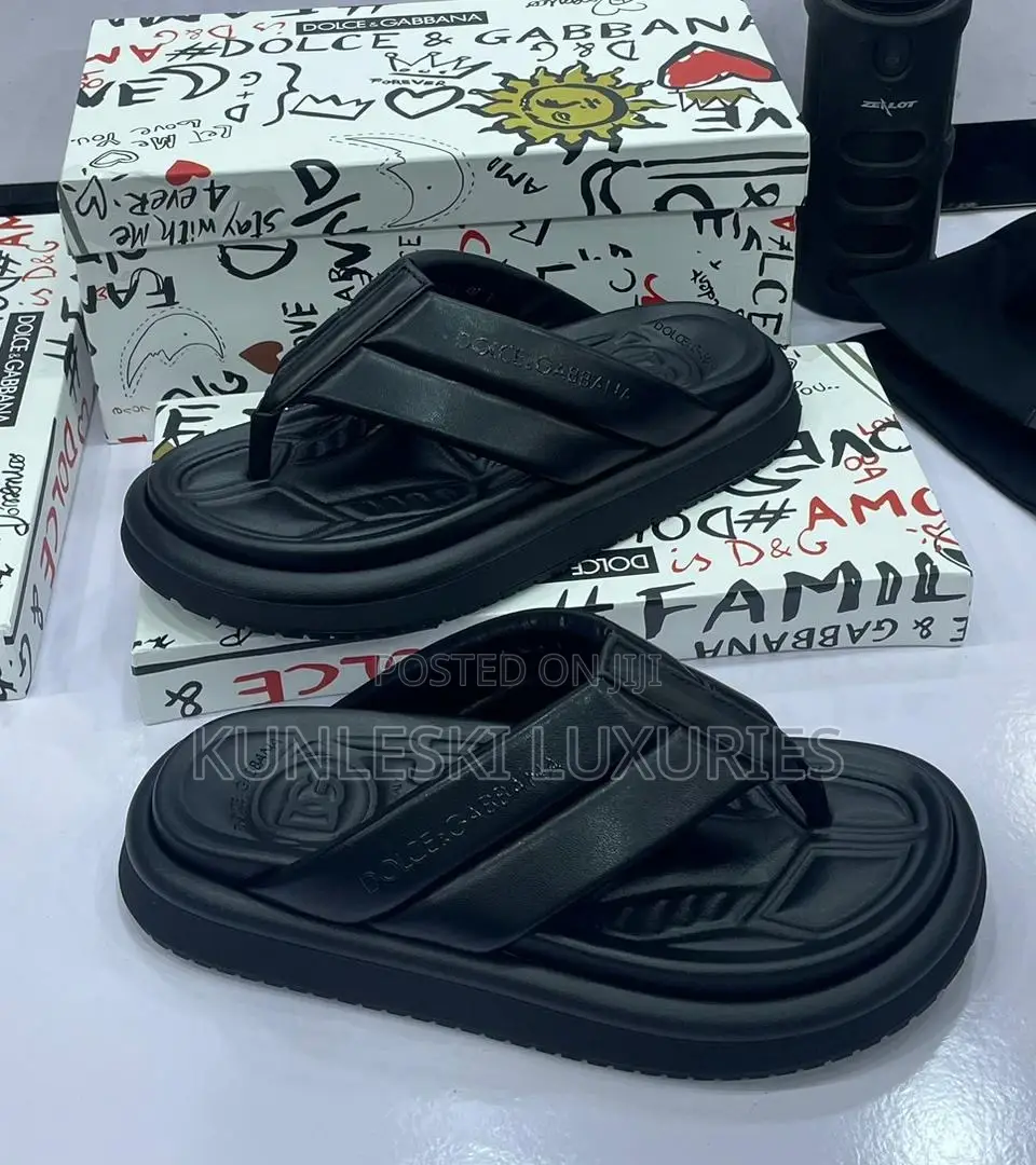 Original Dolce Gabbana Big Sole Slippers Collections