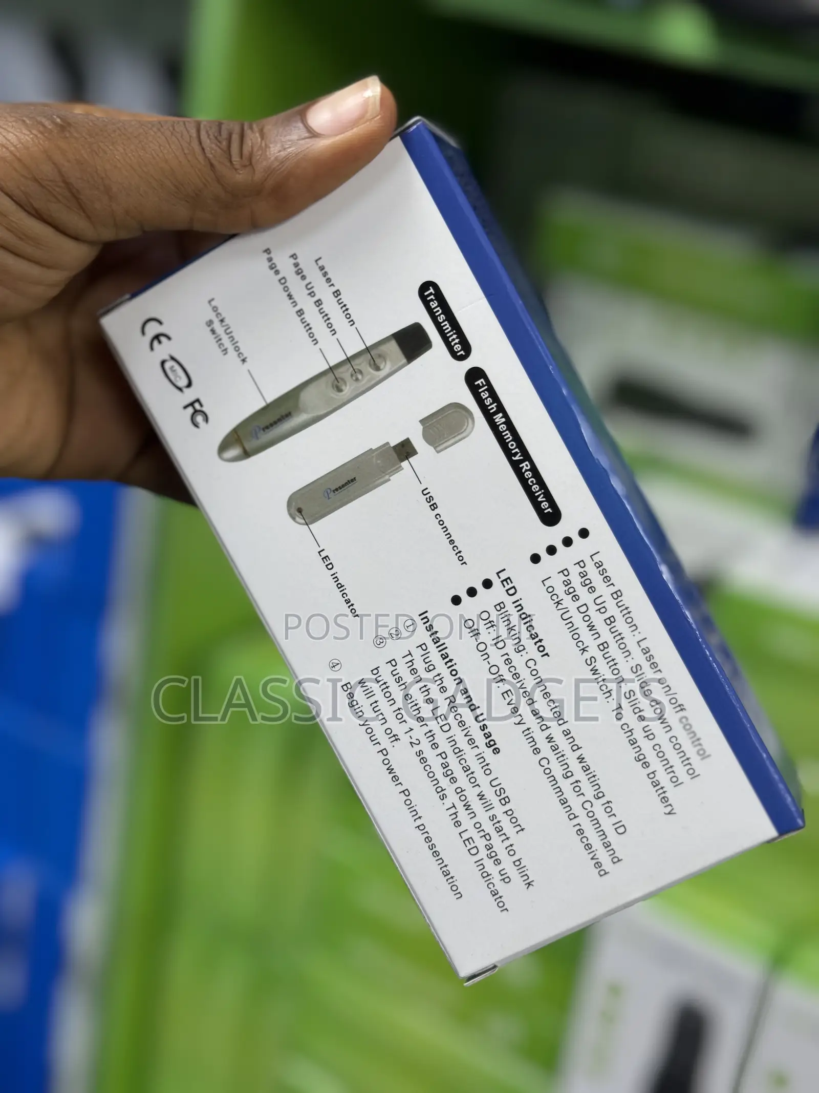 PRESENTER PP-1000 Wireless Presentation Page Flipper