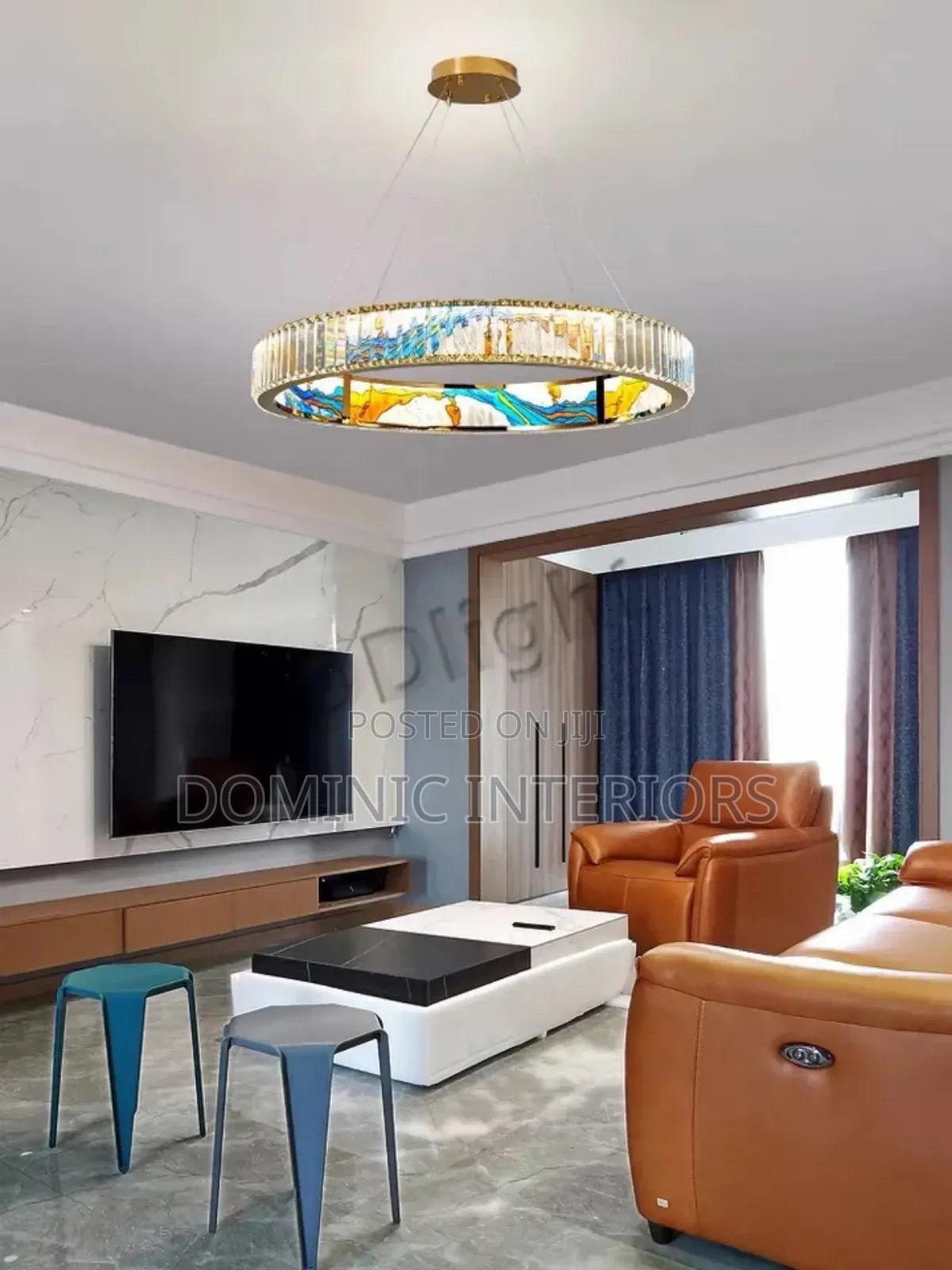 Luxury Led Ring Villa Decor