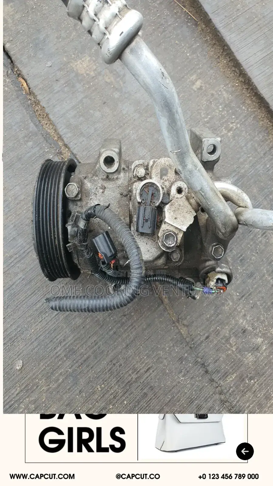 Neat and Grade One Ac Compressor for Toyota Corolla 2010