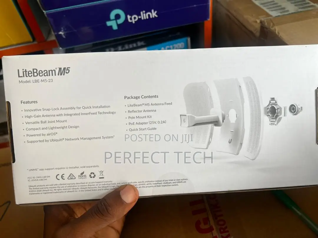 Ubiquiti LBE-M5-23-US 5ghz 2-Pack Litebeam Network Antenna