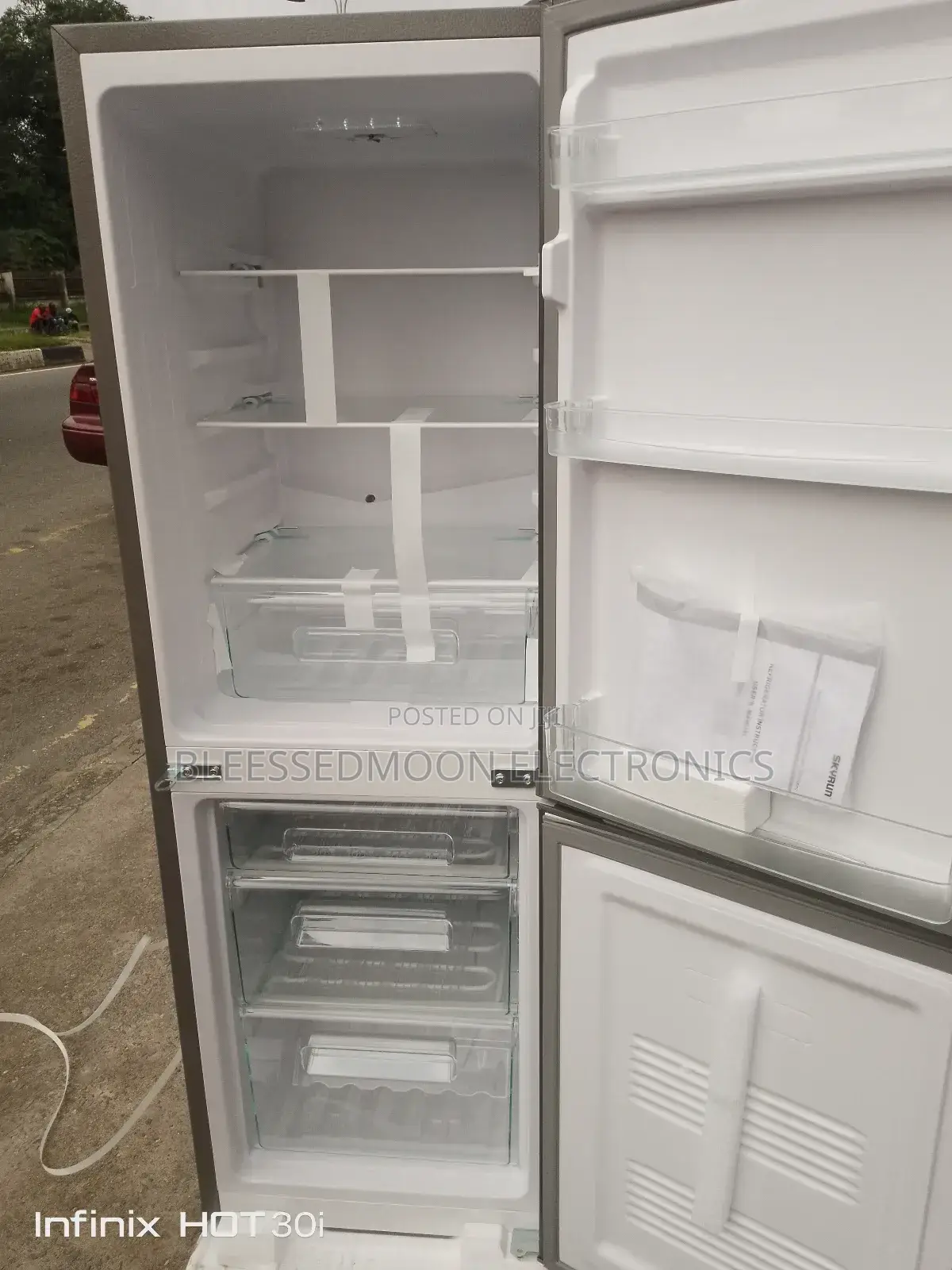 Skyrun Inverter Standing Fridge Double Door 3 Years Garranty
