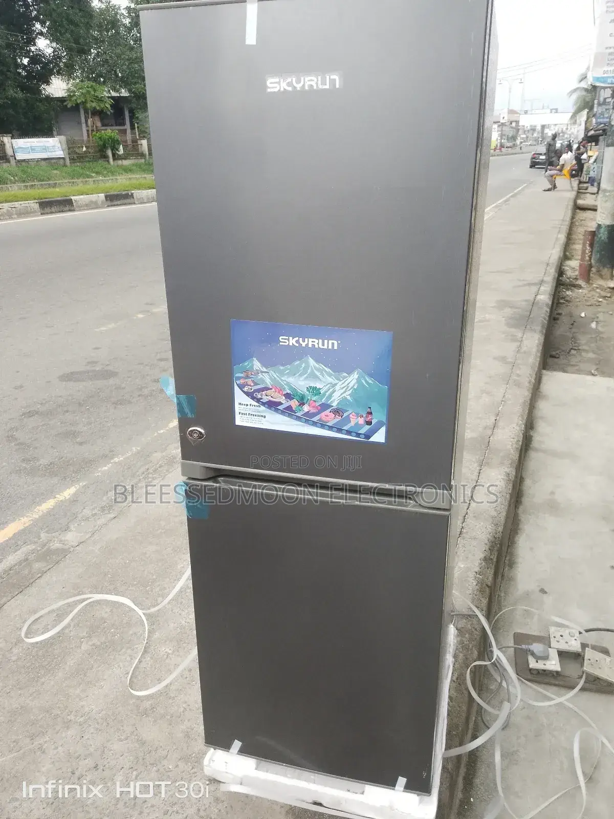 Skyrun Inverter Standing Fridge Double Door 3 Years Garranty
