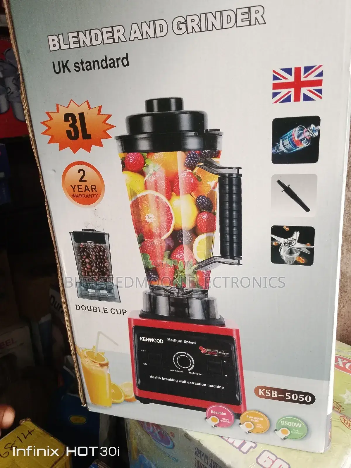Kenwood Stone Blender Solid Rock 3 Years W