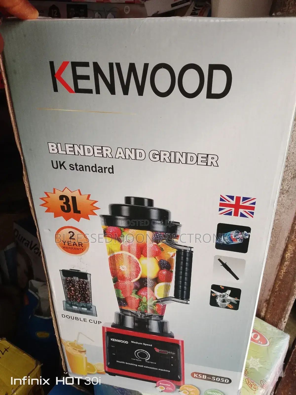 Kenwood Stone Blender Solid Rock 3 Years W