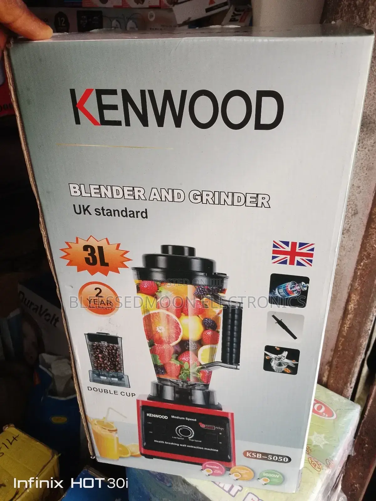 Kenwood Stone Blender Solid Rock 3 Years W