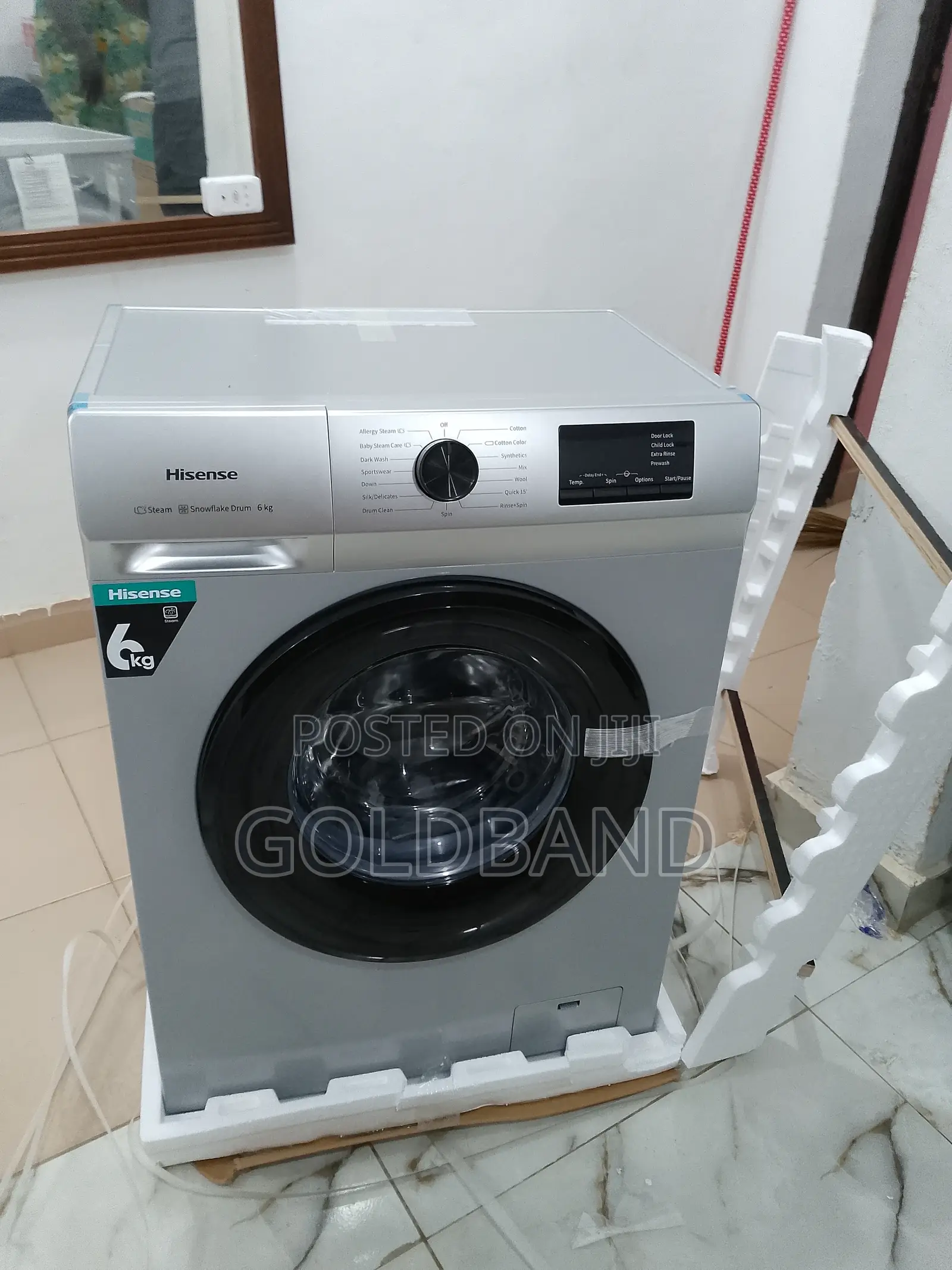 Standard Hisense Washing Machine 6kg