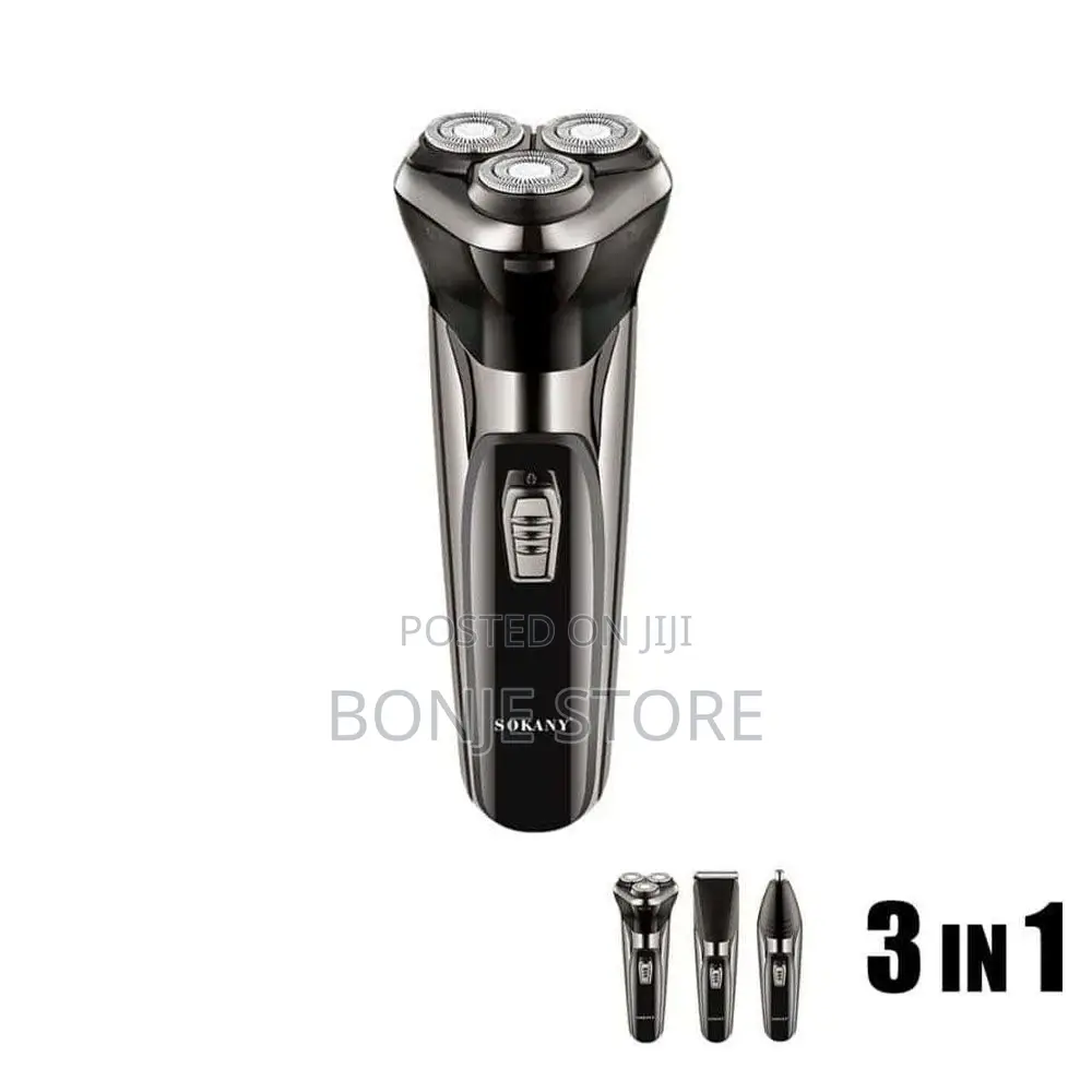 3 in 1 Hair Clipper Shaver, Nose Trimmer, Automatic Grinding