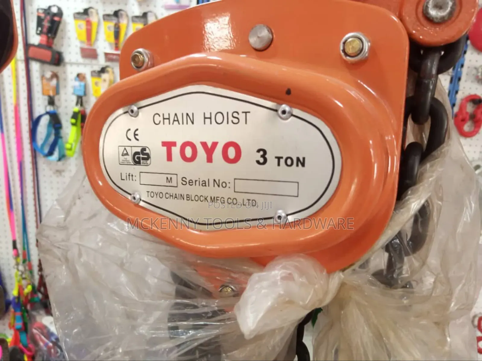 Toyo Manual Chain Hoist/Block -3tons