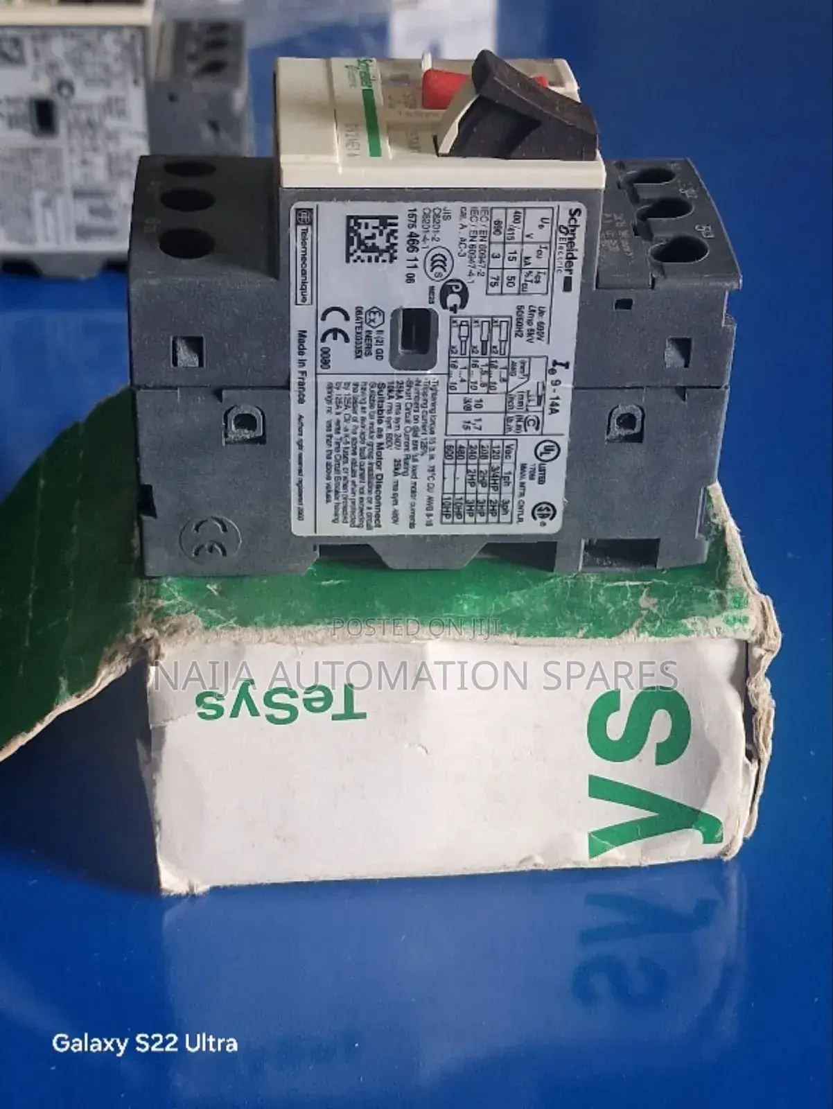 Schneider 3 Poles Motor Circuit Breaker 9-14a | Gv2me16