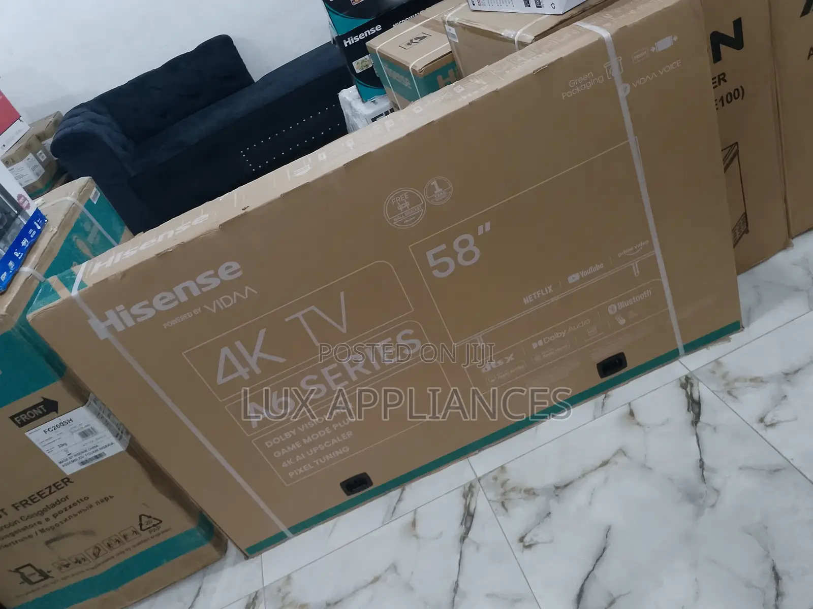 Unique Hisense 58" Tv