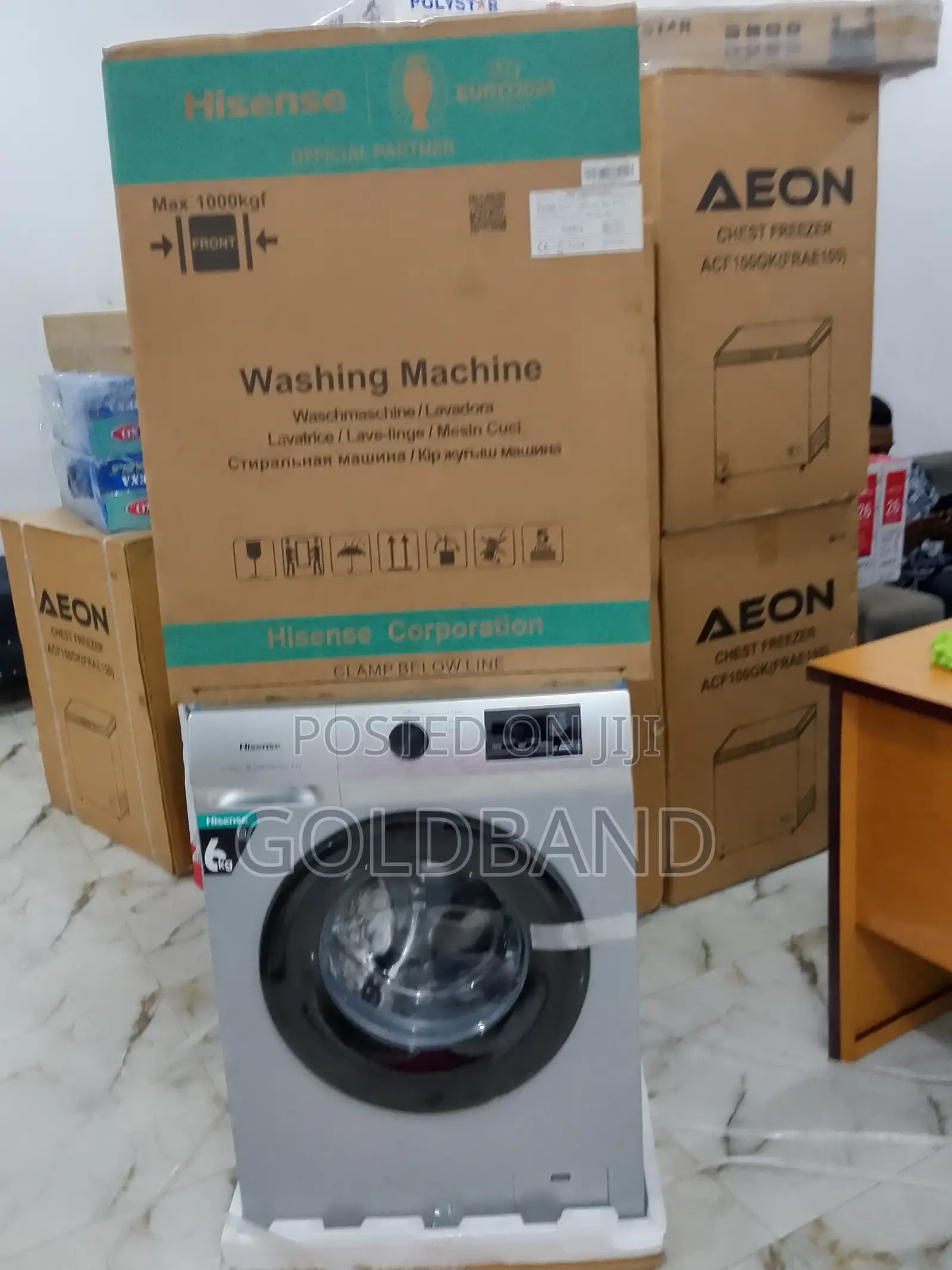 New Hisense Standard Frontload Washing Machine 6kg