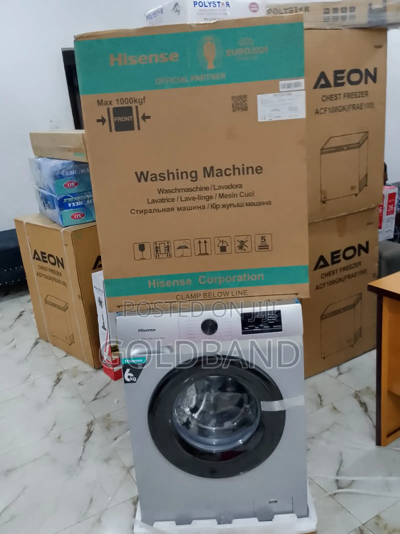 Available Brand New Hisense Washing Machine 6kg
