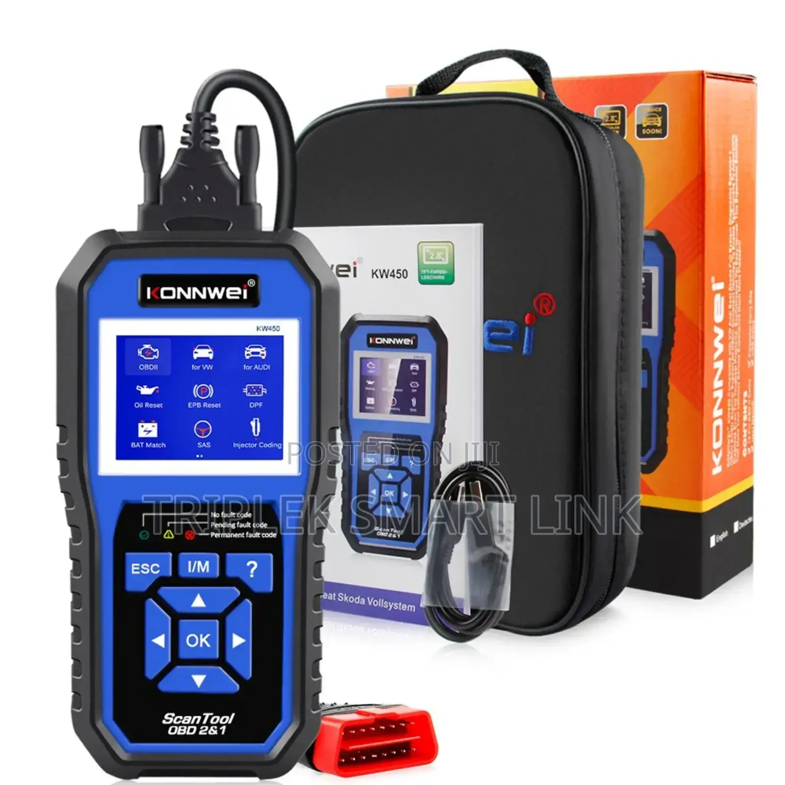 Konnwei KW450 OBD2 Car Diagnostic Scaner 4 VAG VW,Audi,Skoda