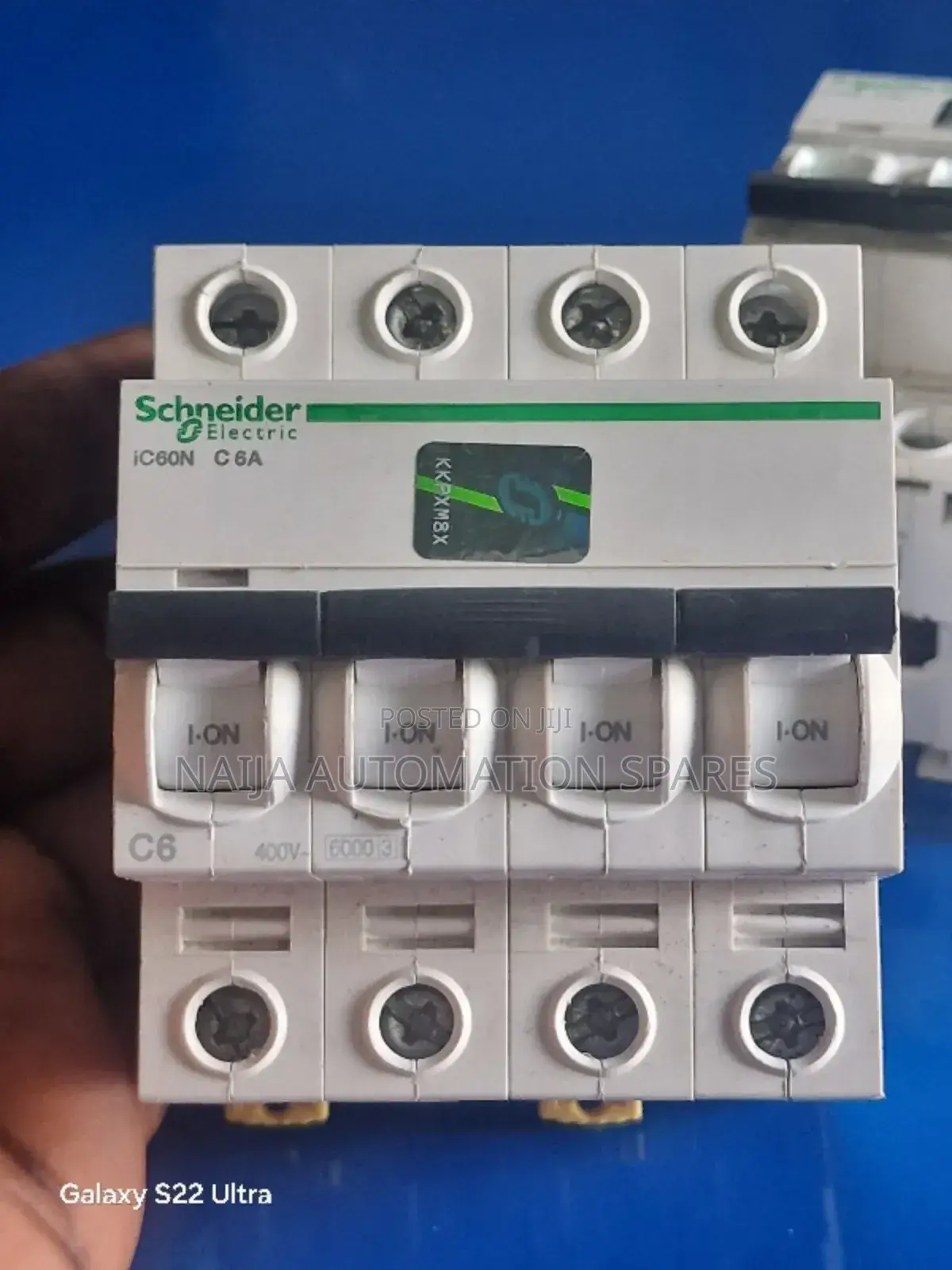 Miniature Circuit-Breaker, Acti9 Ic60n, 4P, 6 A, A9F77406