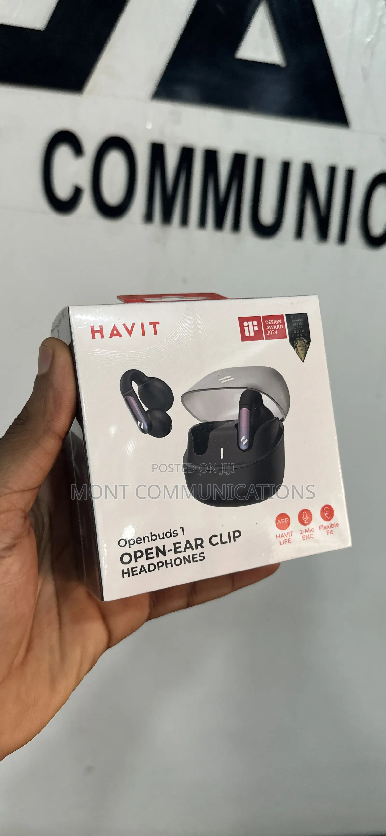Havit Open-Ear Clip Earbuds